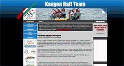 Desktop Screenshot of kanyonraft.hu